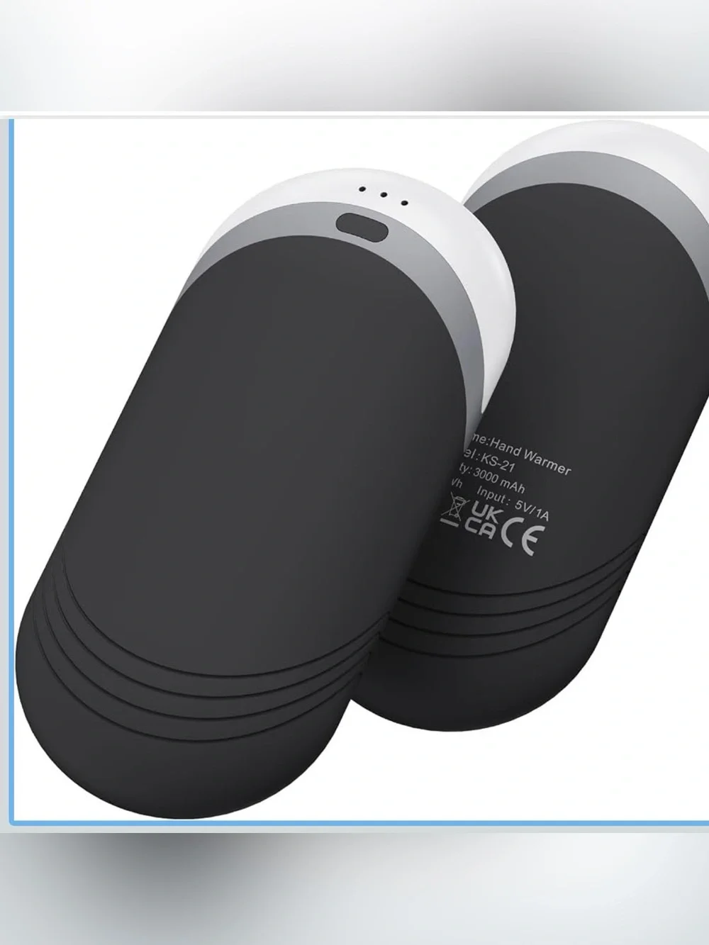 Rechargeable Hand Warmer 2 pack with thermal silicone full warmth